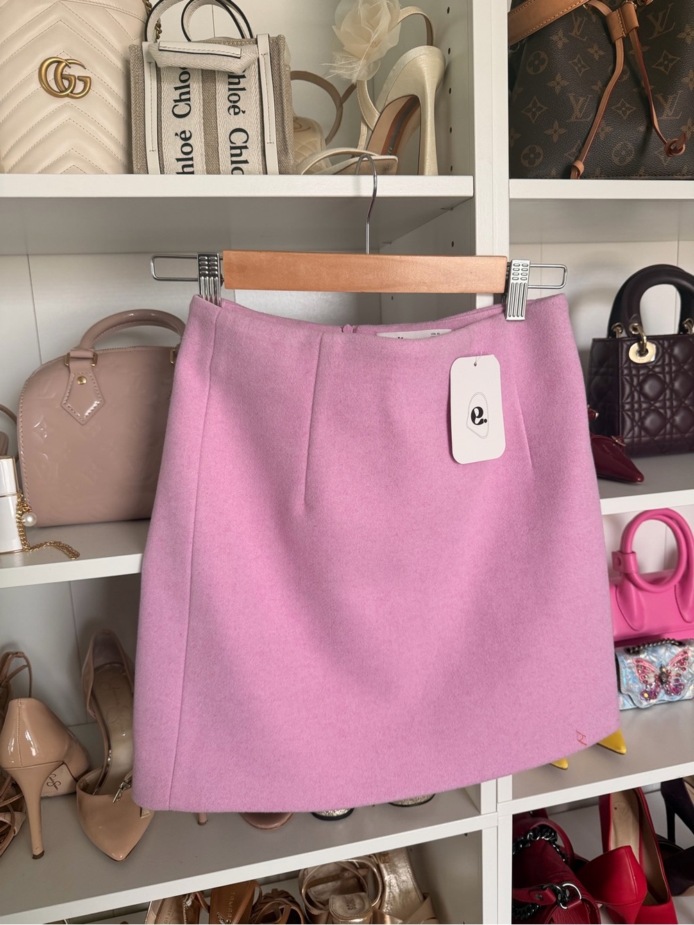 Elodie Pink Mini Skirt